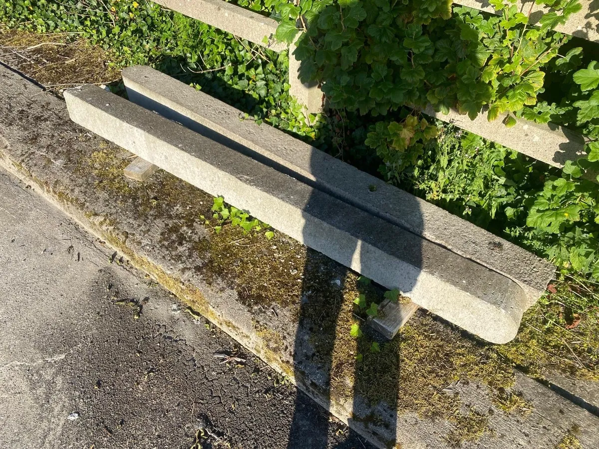 2 Concrete Gateposts