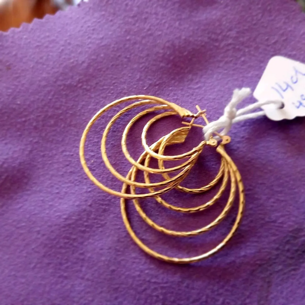 14ct gold earrings
