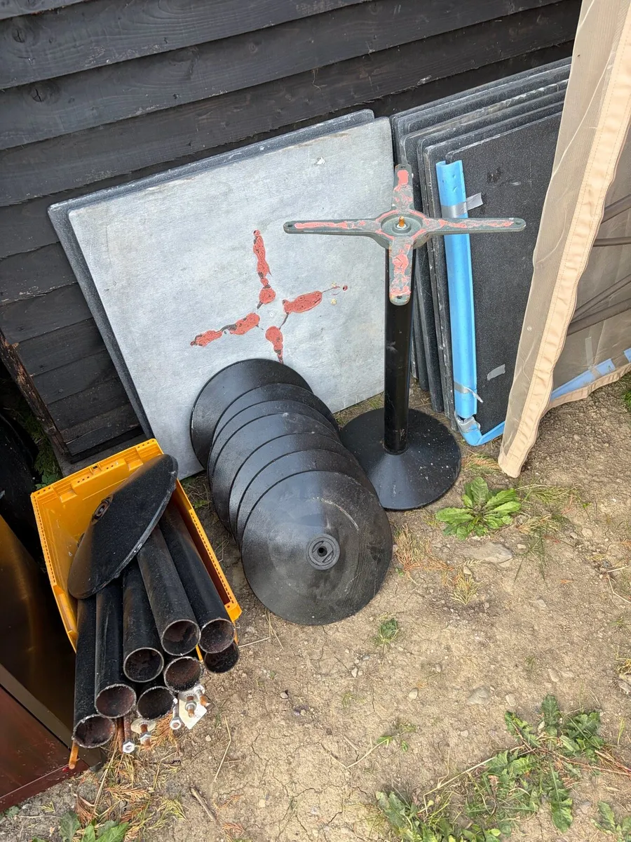 cast iron garden table x3 €60 each 3 for €150 - Image 4
