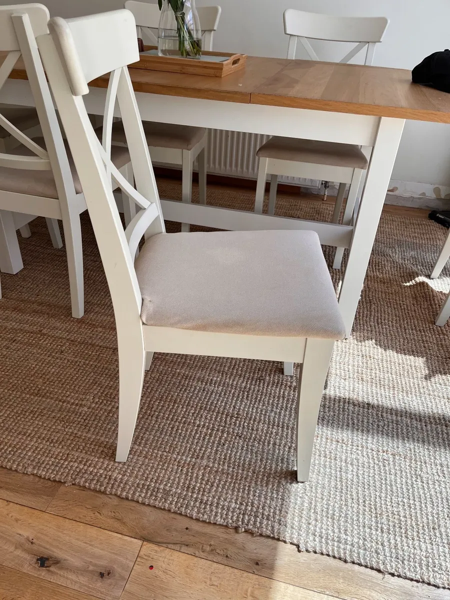 6 Ikea Ingolf chairs - Image 2