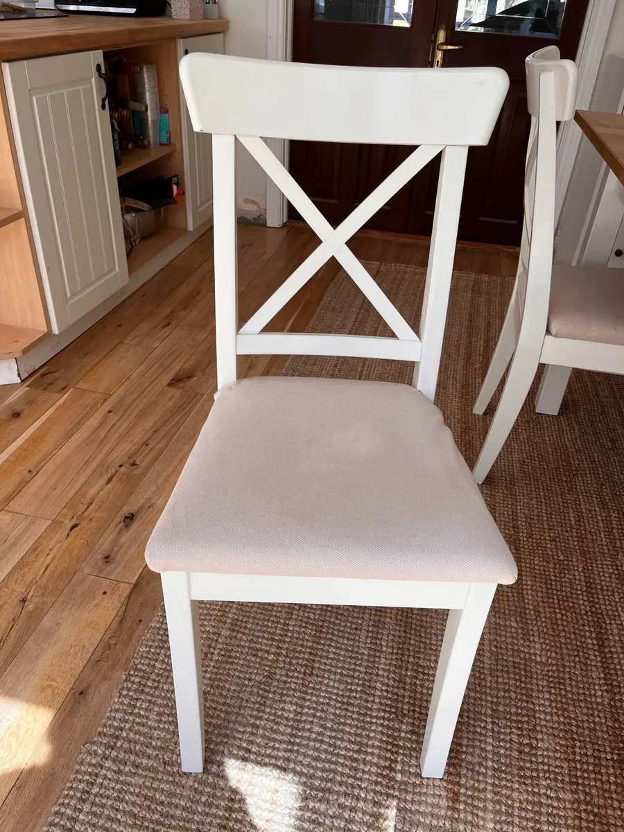 6 Ikea Ingolf chairs - Image 1