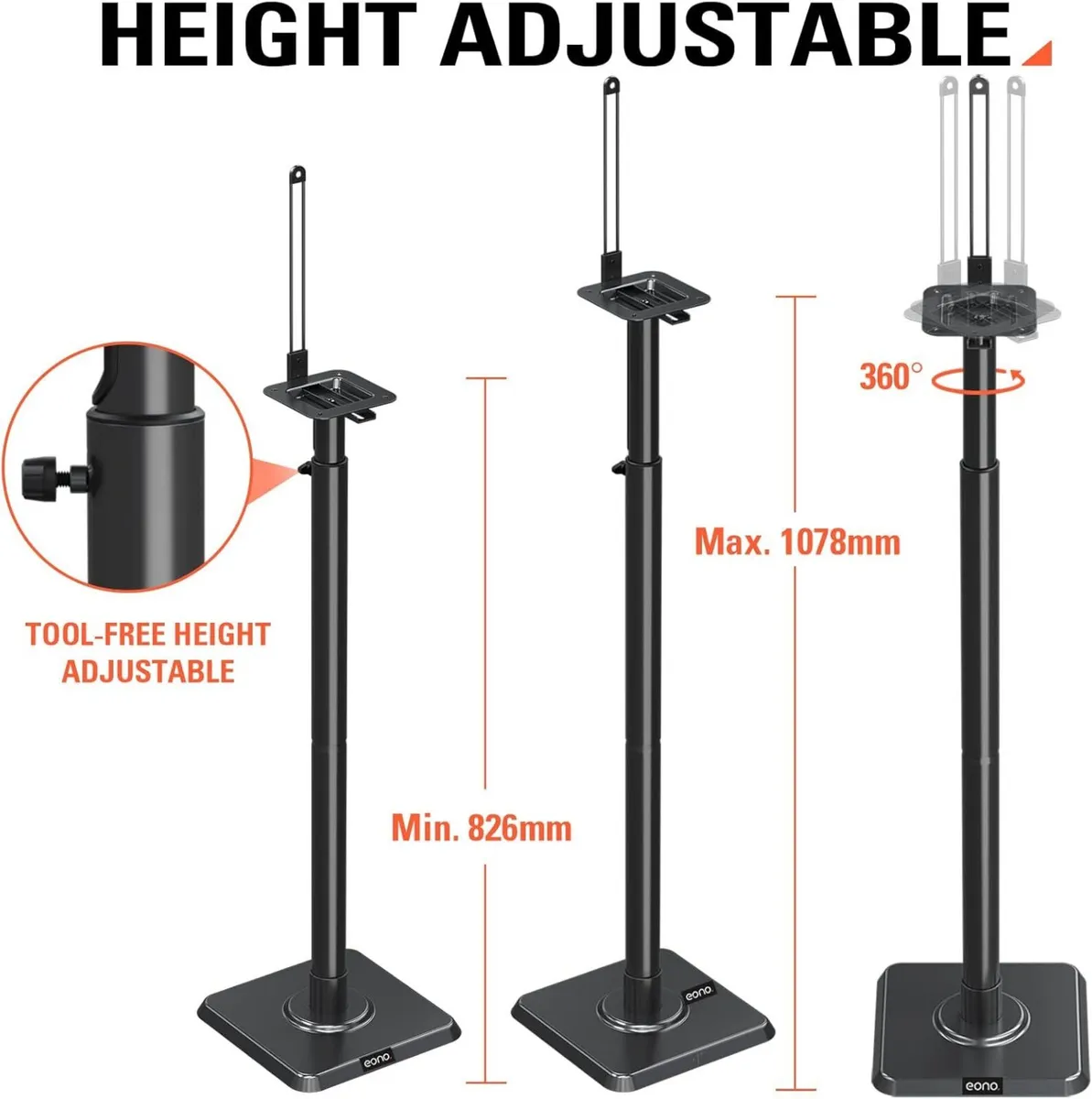 Eono Speaker Stands - Image 4