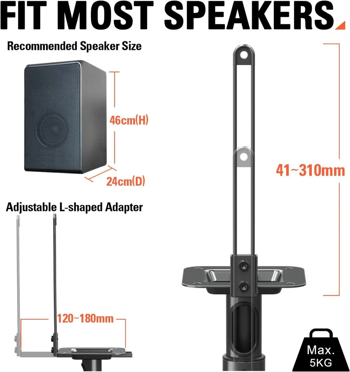 Eono Speaker Stands - Image 3