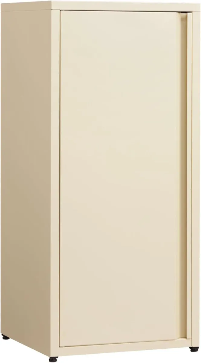 One Door Magnetic Clasp Metal Filing Cabinet - Image 1