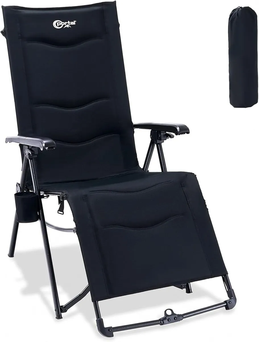 Portal Reclining Camping Chair Garden Chairs Sun - Image 1
