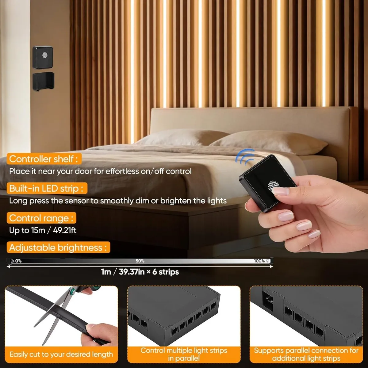LED Strip Lights for Acoustic Wall Panels 6 - Image 2