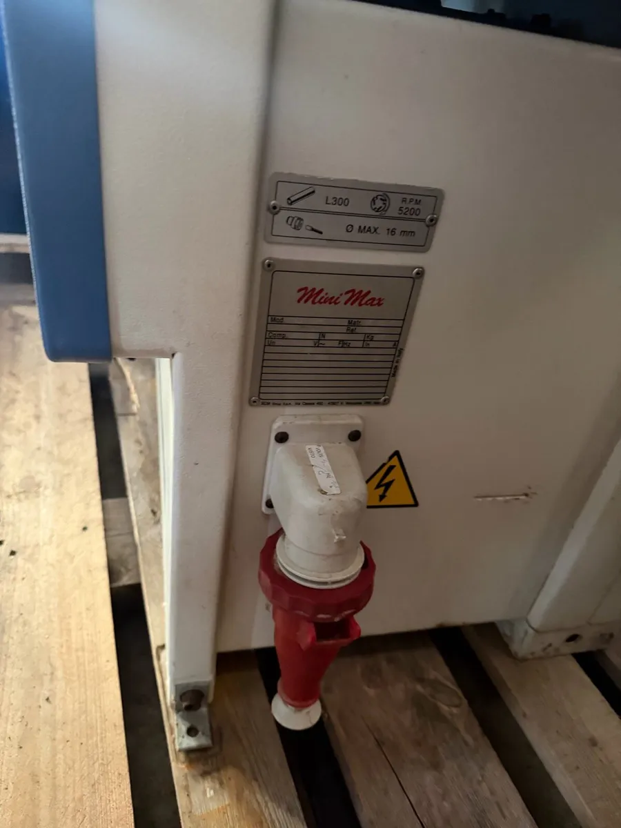 SCM 12” planer thicknesser ex school - Image 3