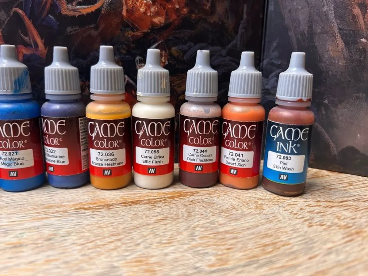 Vallejo Game Color Paint Bundle (26 Paints and Game Ink) Excellent Condition - Image 1
