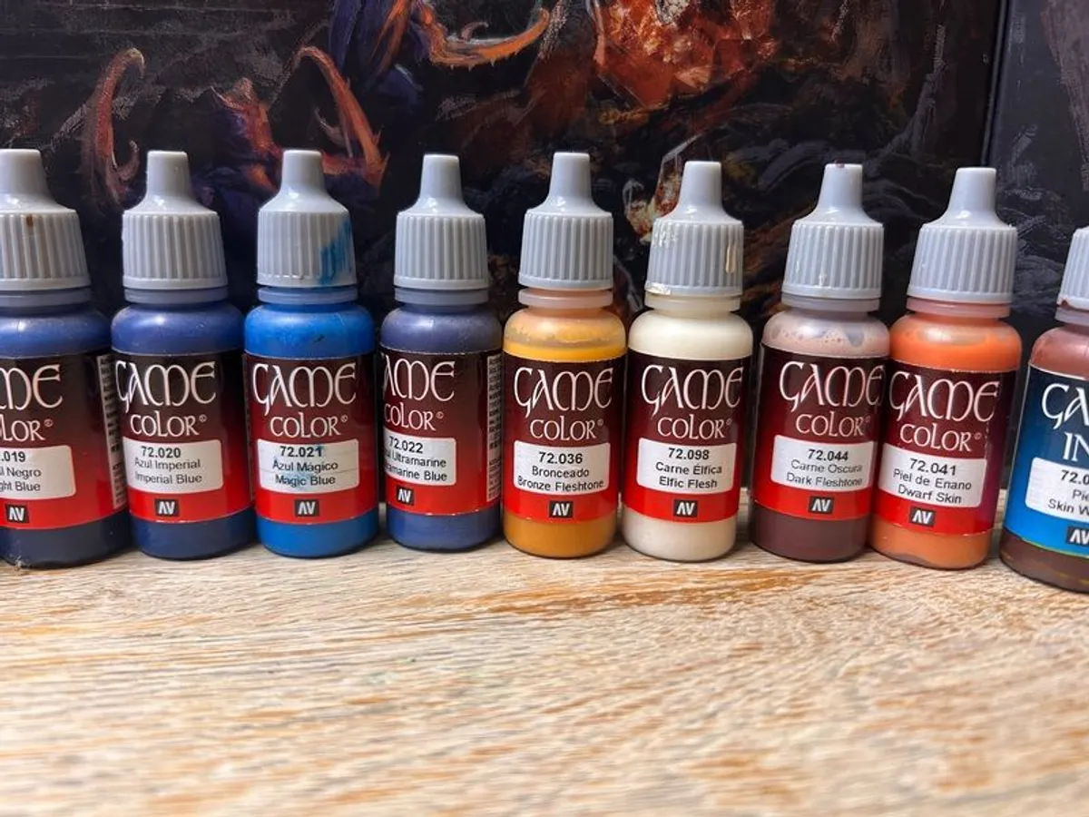 Vallejo Game Color Paint Bundle (26 Paints and Game Ink) Excellent Condition - Image 2