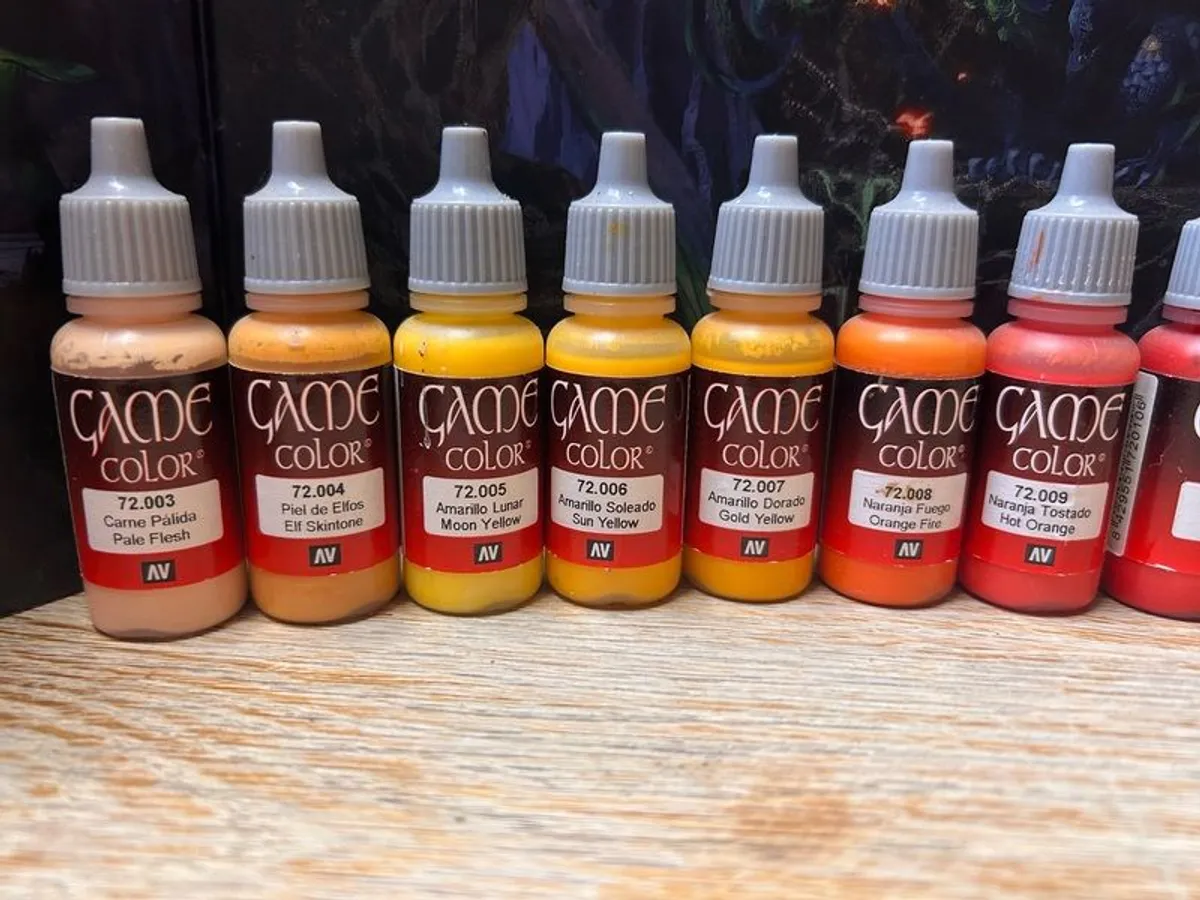 Vallejo Game Color Paint Bundle (26 Paints and Game Ink) Excellent Condition - Image 4