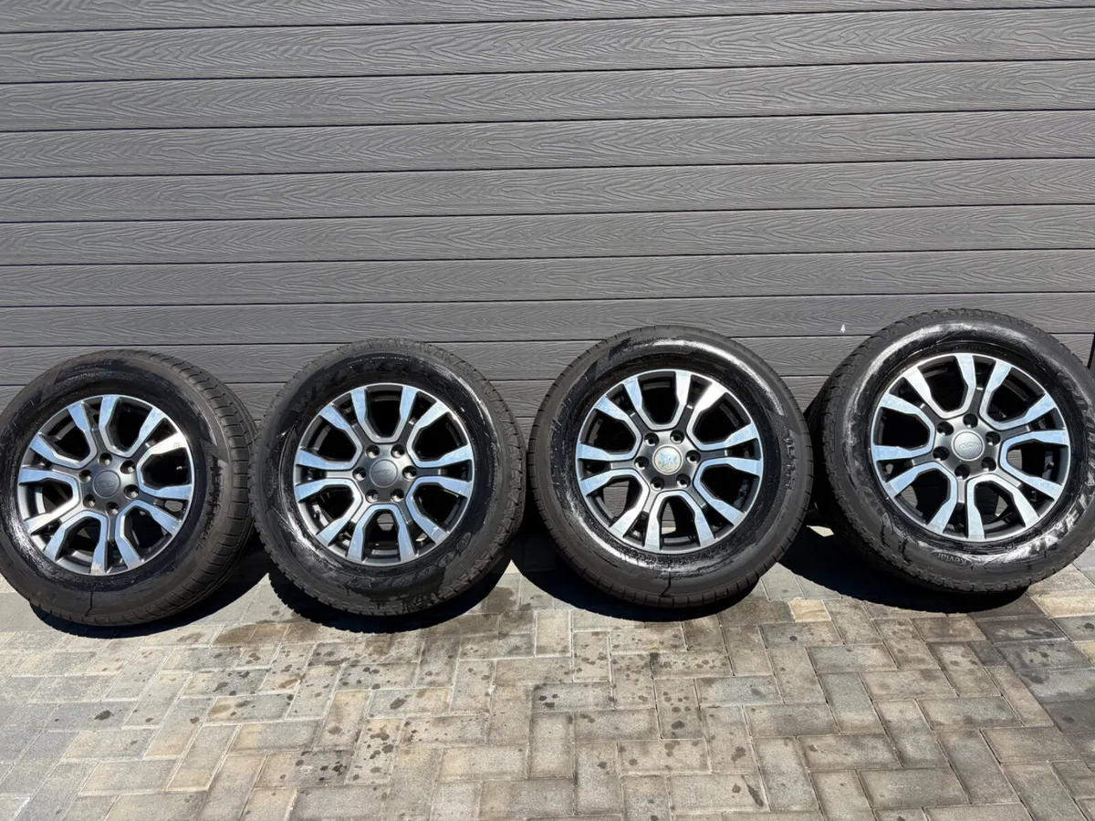 18” GENUINE FORD RANGER ALLOY WHEELS & TYRES - Image 2