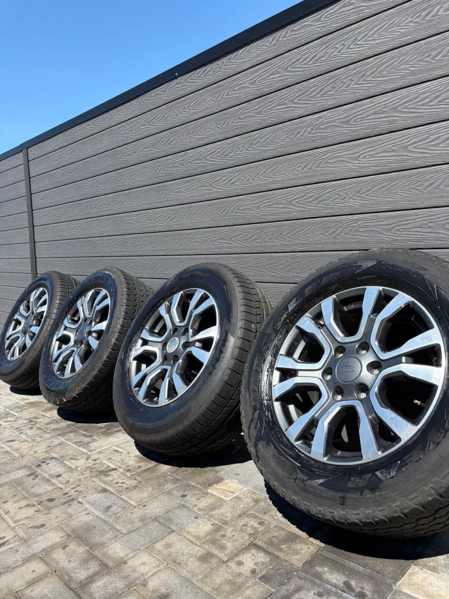 18” GENUINE FORD RANGER ALLOY WHEELS & TYRES - Image 1