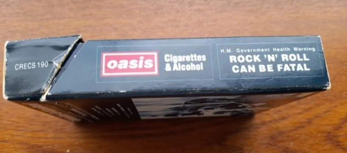 Oasis RARE 1994 cig & alc - Image 2