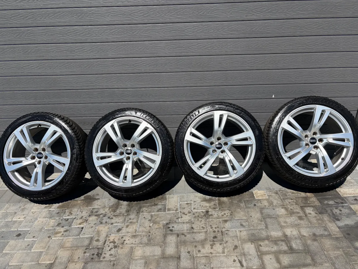 20” GENUINE AUDI S-LINE ALLOY WHEELS & TYRES - Image 2