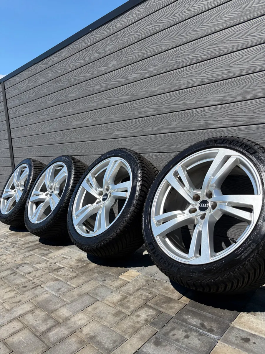 20” GENUINE AUDI S-LINE ALLOY WHEELS & TYRES - Image 1