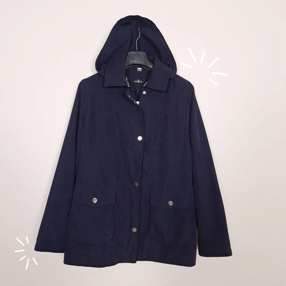David Barry Navy Lightweight Jacket 14UK/42EU - Image 1
