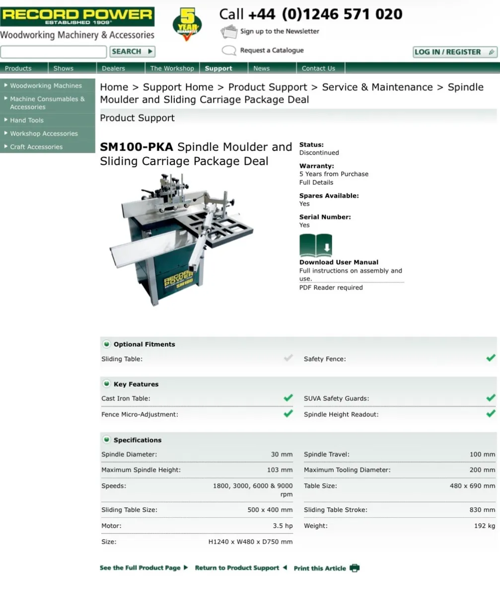 Single phase spindle moulder - Image 3