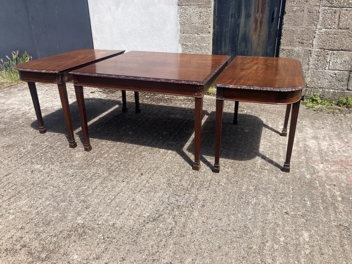 Dining Table - Antique - Large - 3 Piece - Image 2