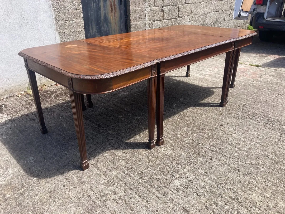 Dining Table - Antique - Large - 3 Piece - Image 3