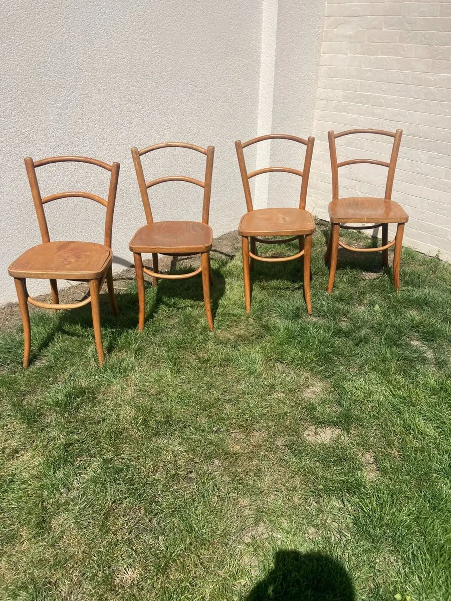 Chairs x 4 - Vintage - Bentwood - Image 3