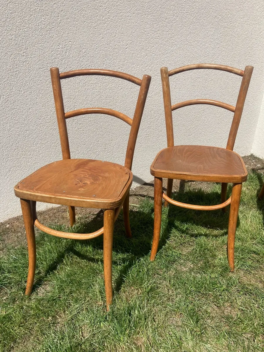 Chairs x 4 - Vintage - Bentwood - Image 4