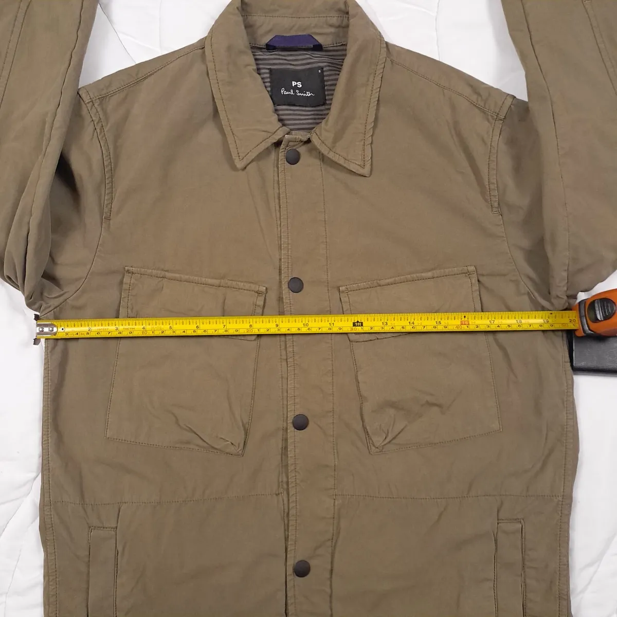 Paul Smith Green Khaki Utility Jacket Size S - Image 4