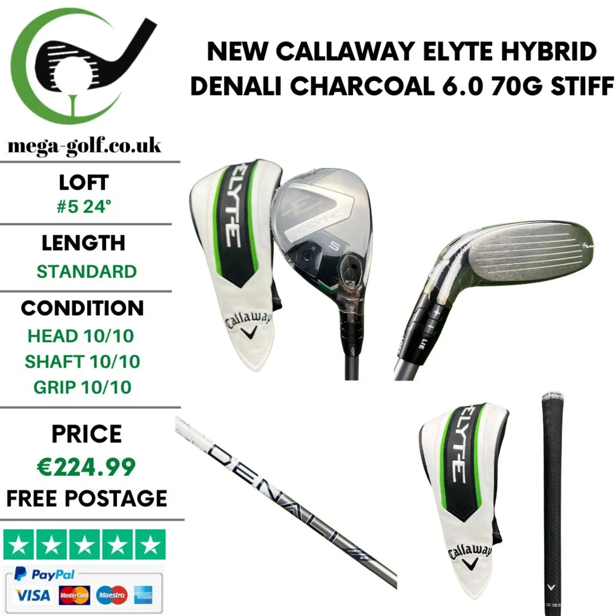 New Callaway Elyte Hybrid / #5 24° / Stiff - Image 1