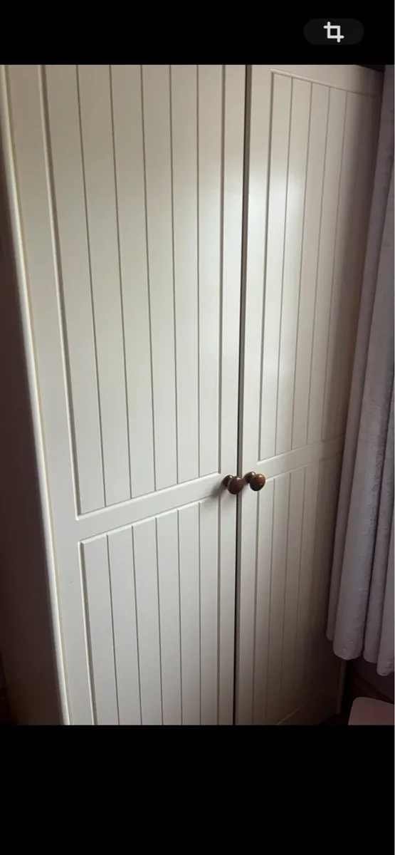 Cream & pine wardrobe
