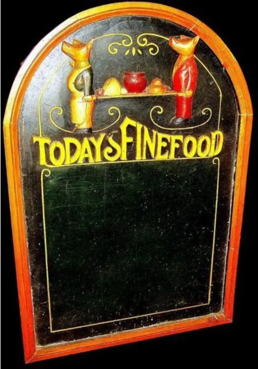 Large Vintage Restaurant Chalkboard - Image 3