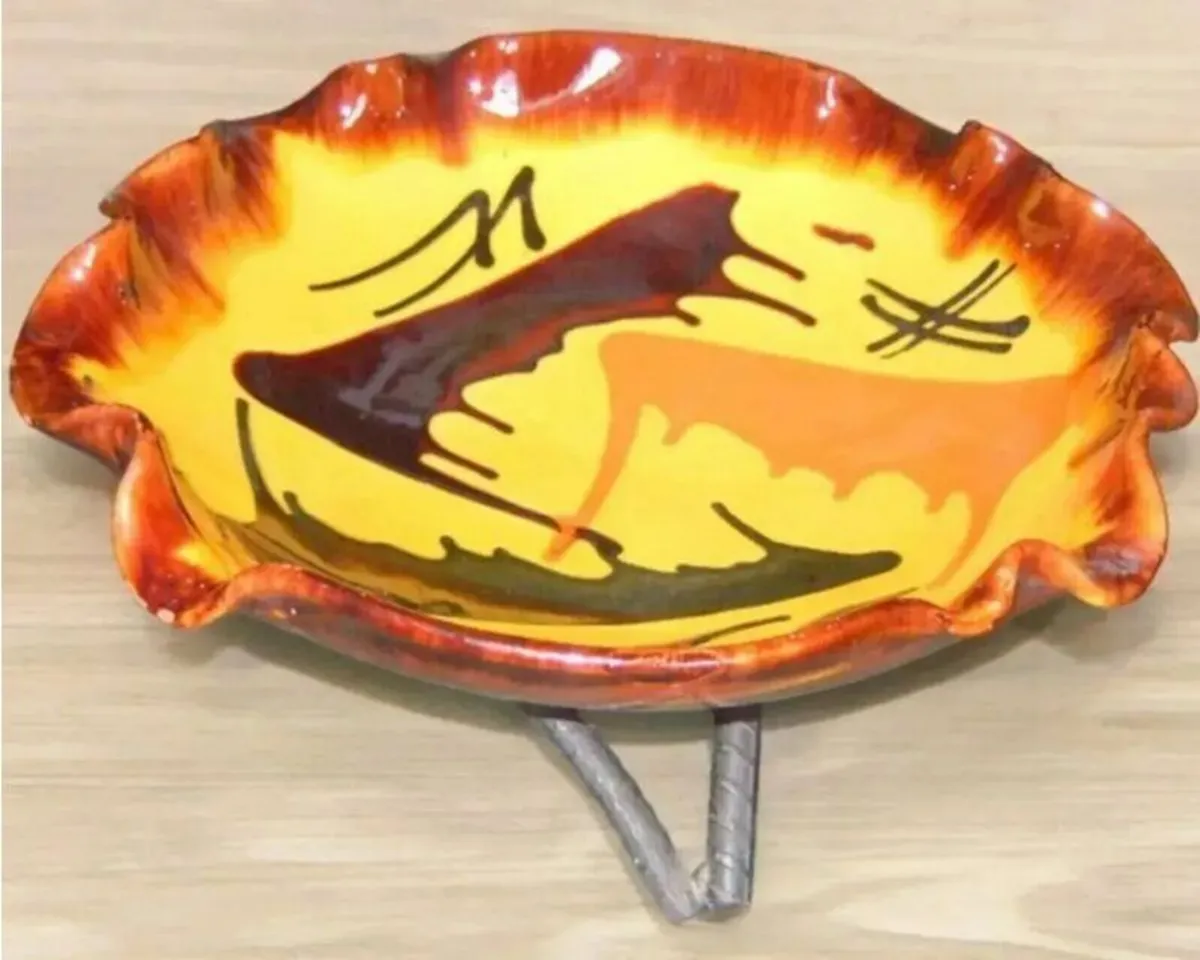 Vintage Harrods Ceramic & Iron 'Menez' Bowl - Image 3