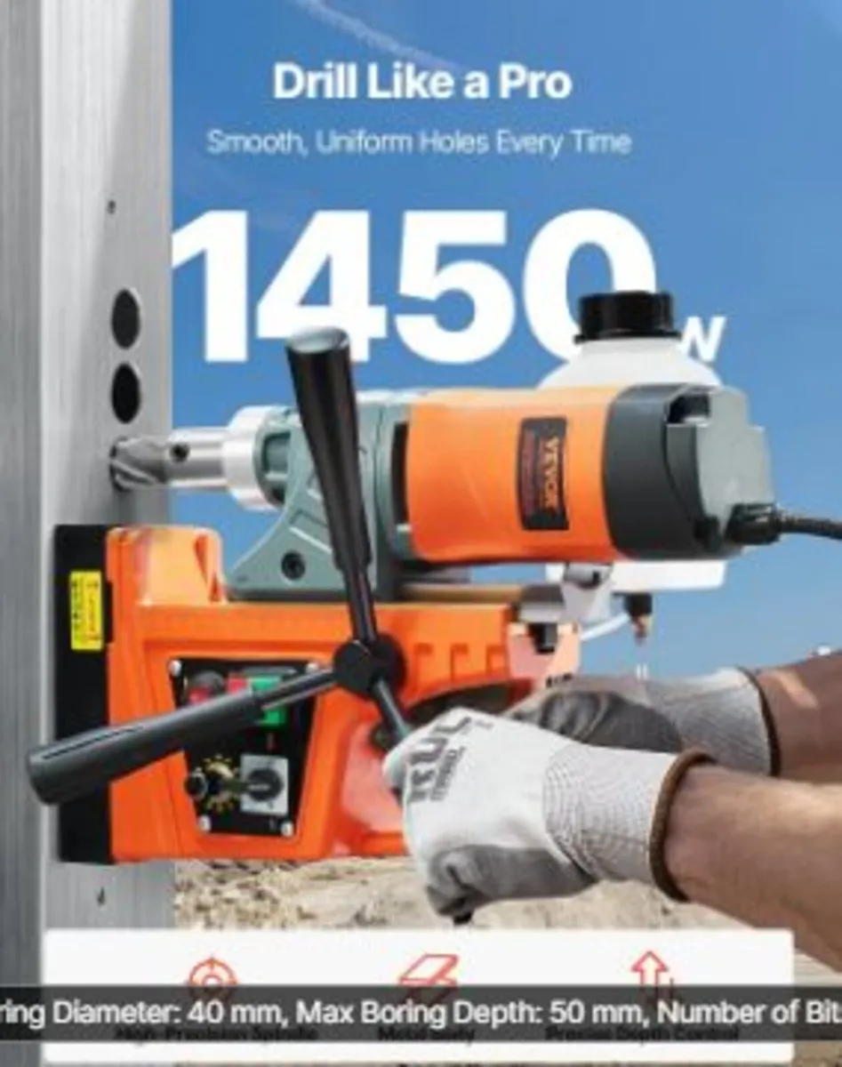 Magnetic Drill, 1450W - Image 2