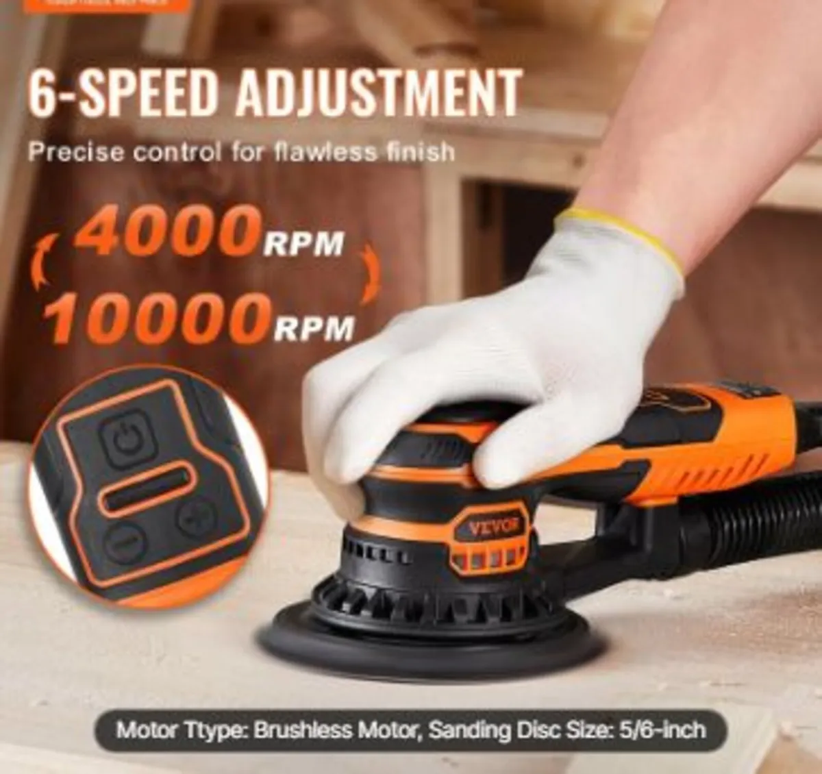 Random Orbital Sander 5 & 6-Inch - Image 2