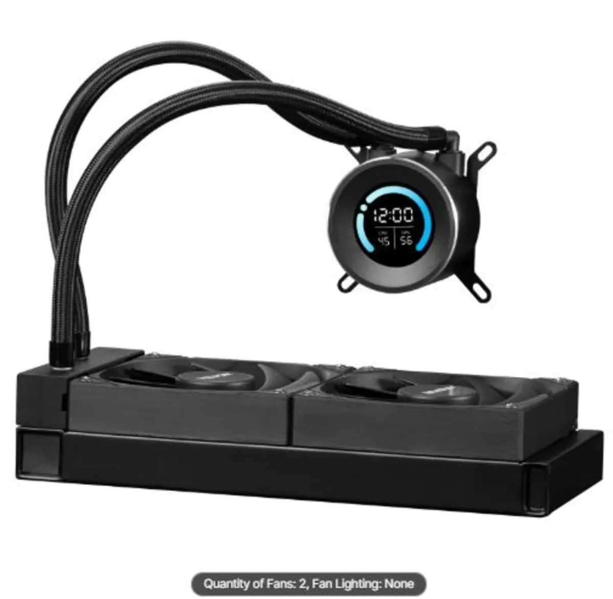 CPU Liquid Cooler, AIO CPU Water Cooler - 120mm - Image 4