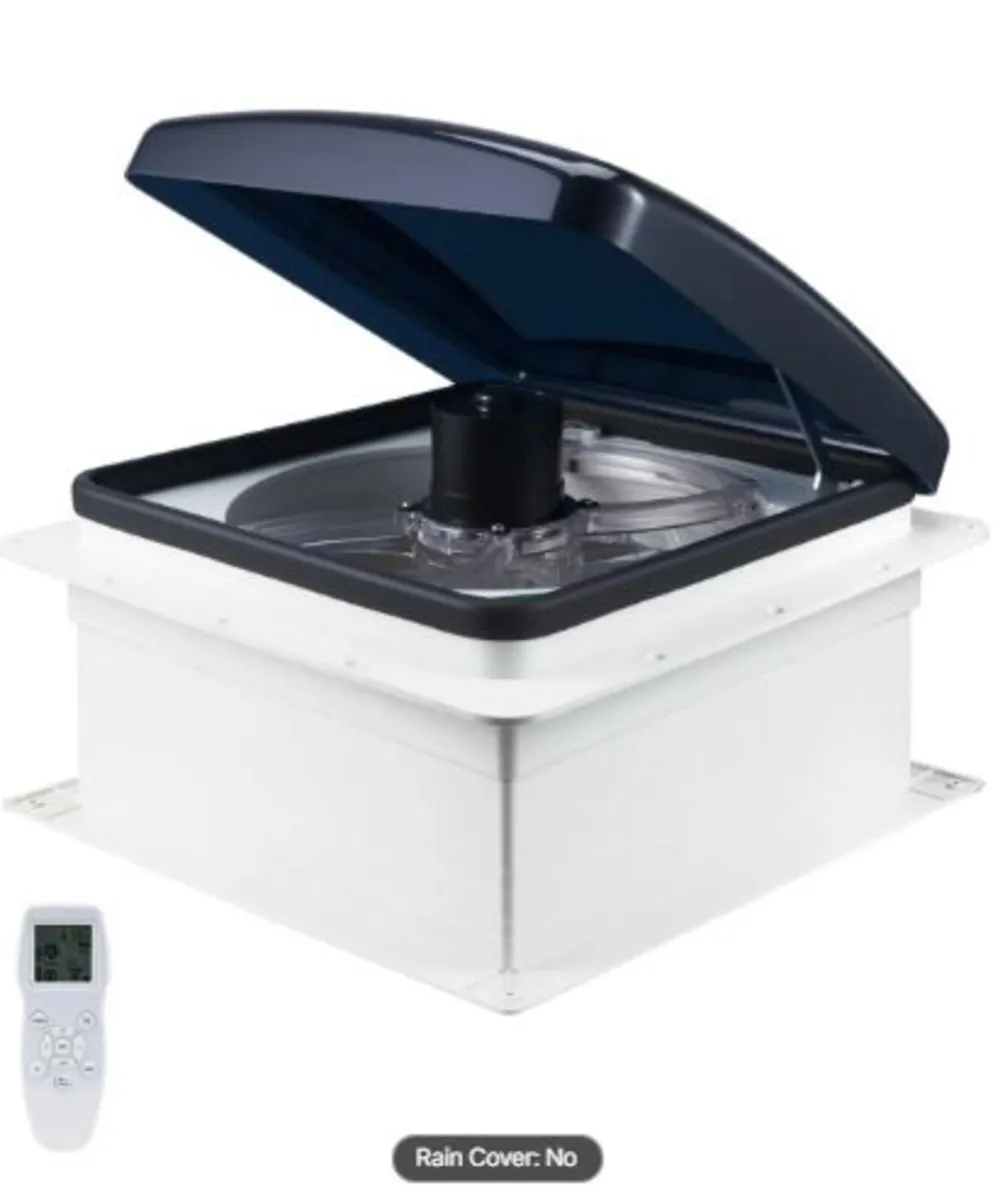 RV Vent Fan,14 inch RV Roof Vent Fan 12V,Powerful - Image 1