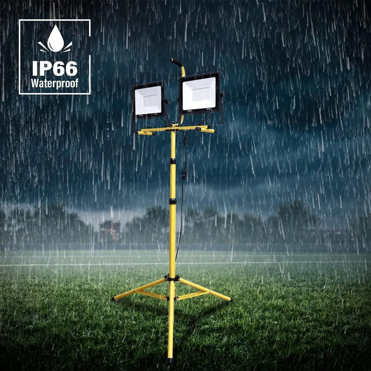 LED Work Light 200W Dual Head Floodlight - Image 4