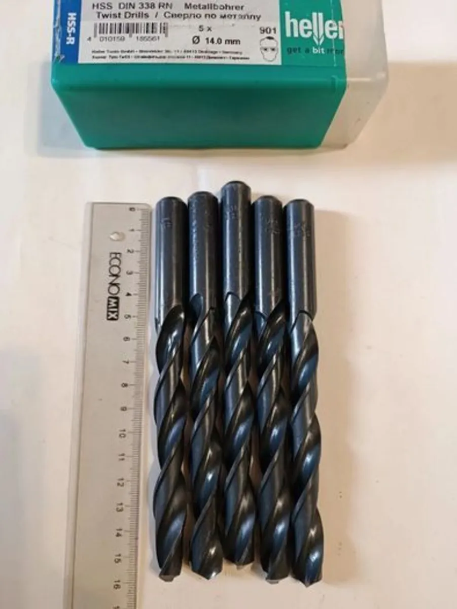 HELLER, Twist drills 14mm , 15mm by the piece, HSS - Image 1