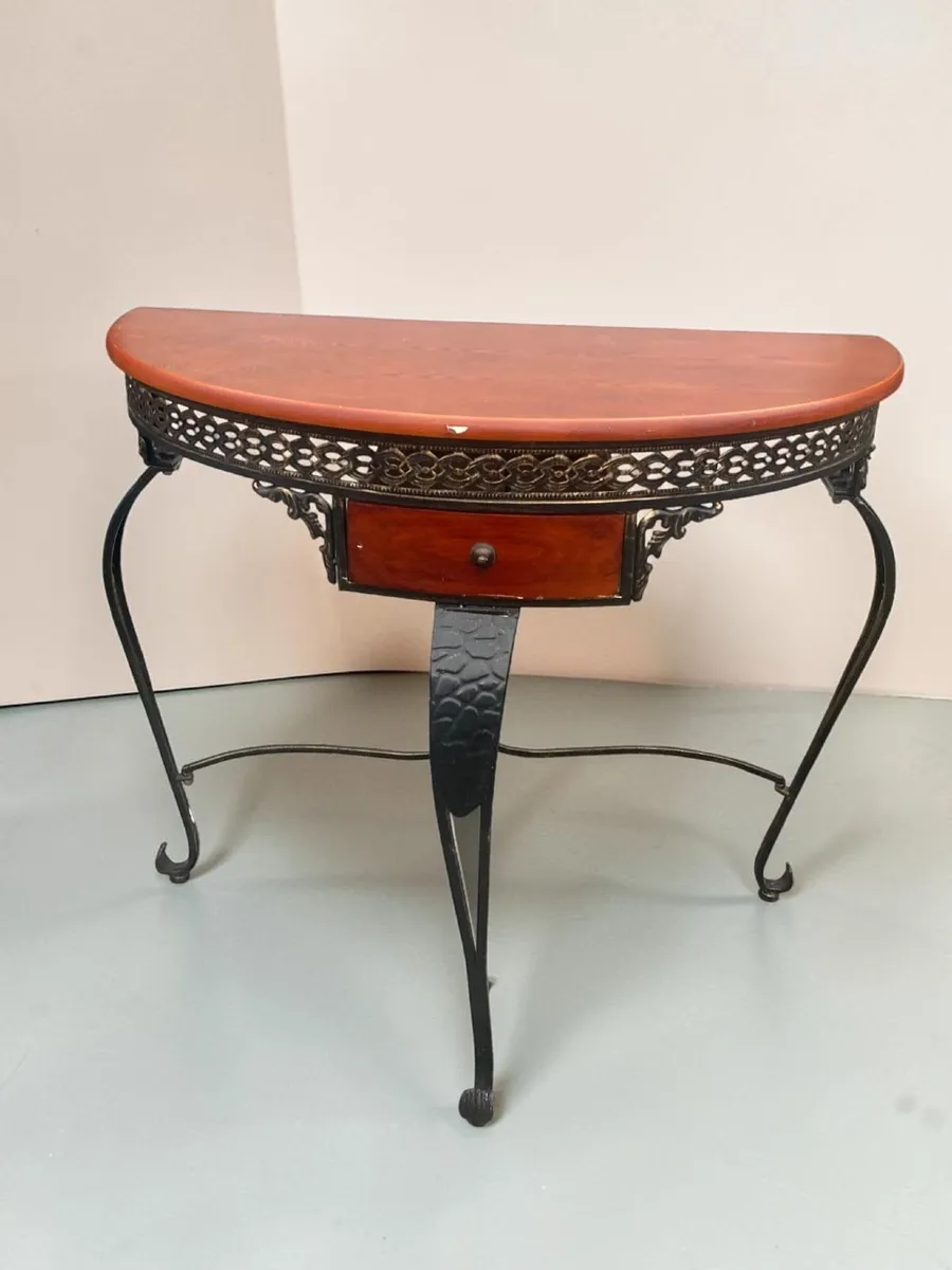 Console Table / Demi Lune. - Image 1