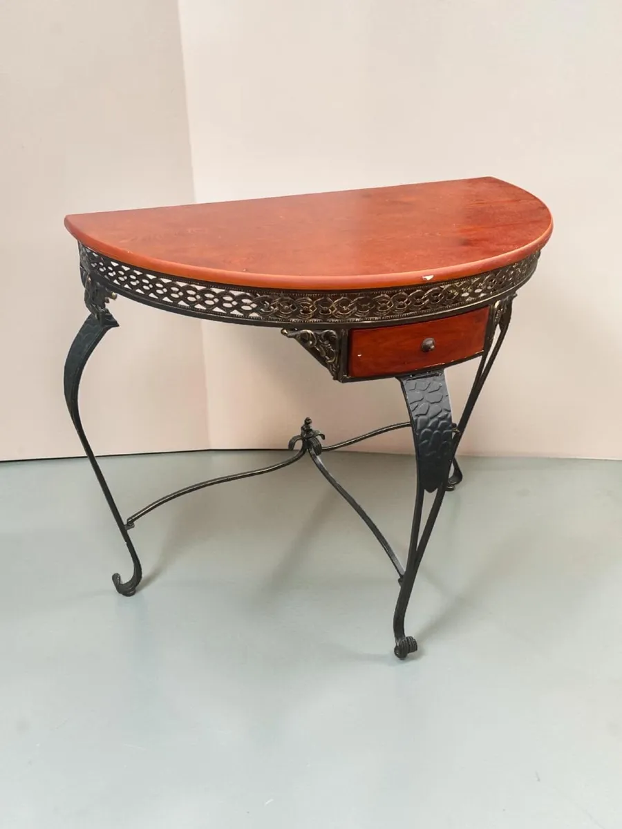 Console Table / Demi Lune. - Image 4