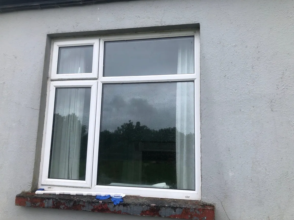 White double glazed pvc windows - Image 2