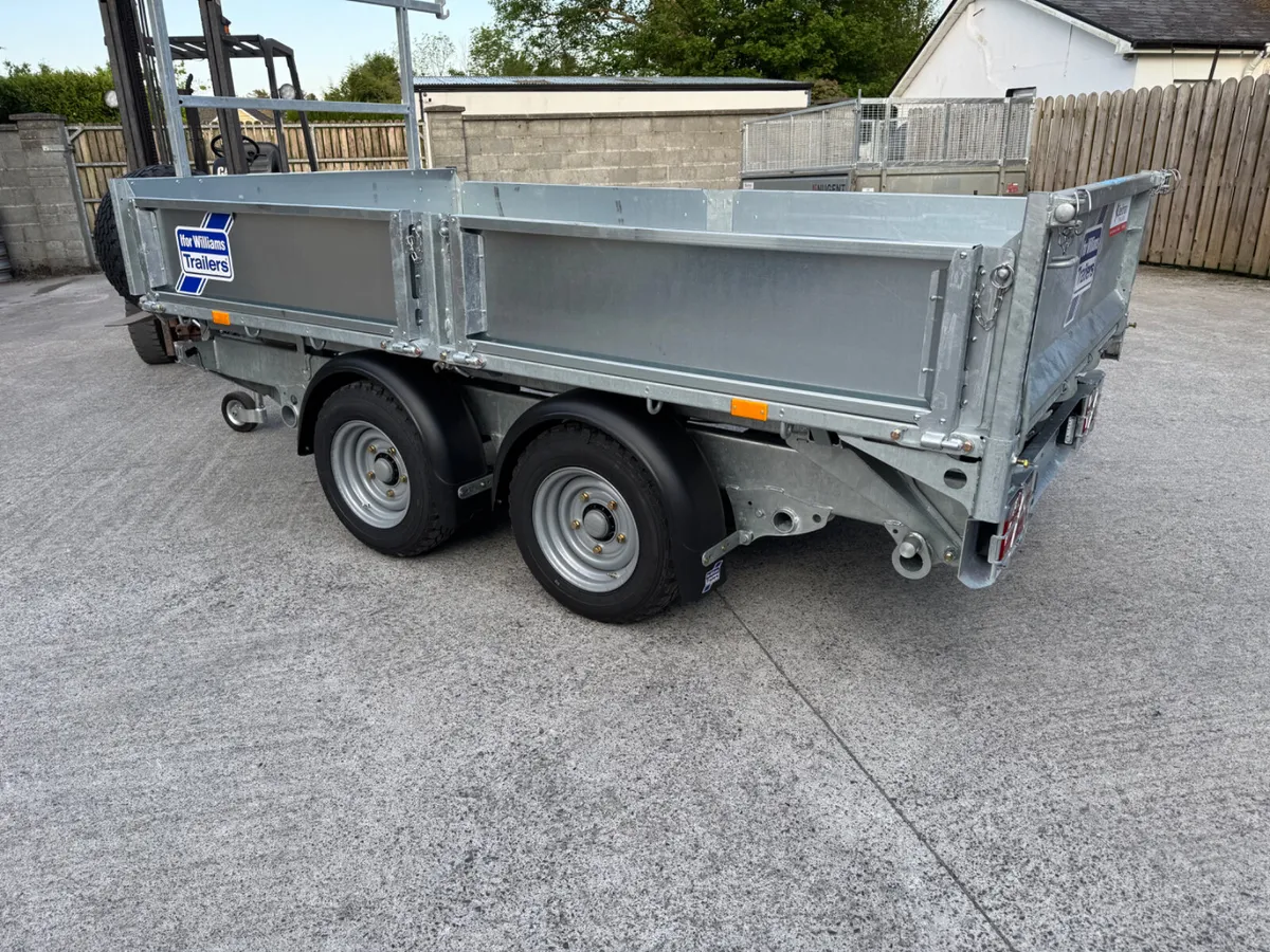 Ifor Williams dropside tipper trailer - Image 4