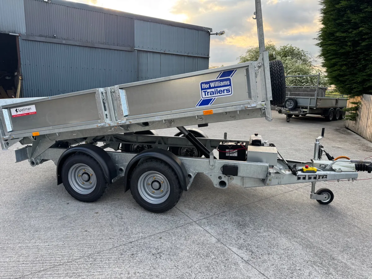 Ifor Williams dropside tipper trailer - Image 1