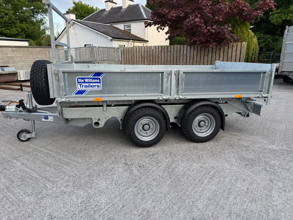 Ifor Williams dropside tipper trailer - Image 3