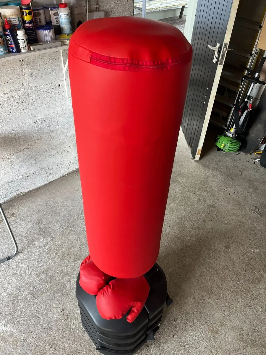 Boxing 155cm Freestanding Punching Bag & Gloves - Image 2
