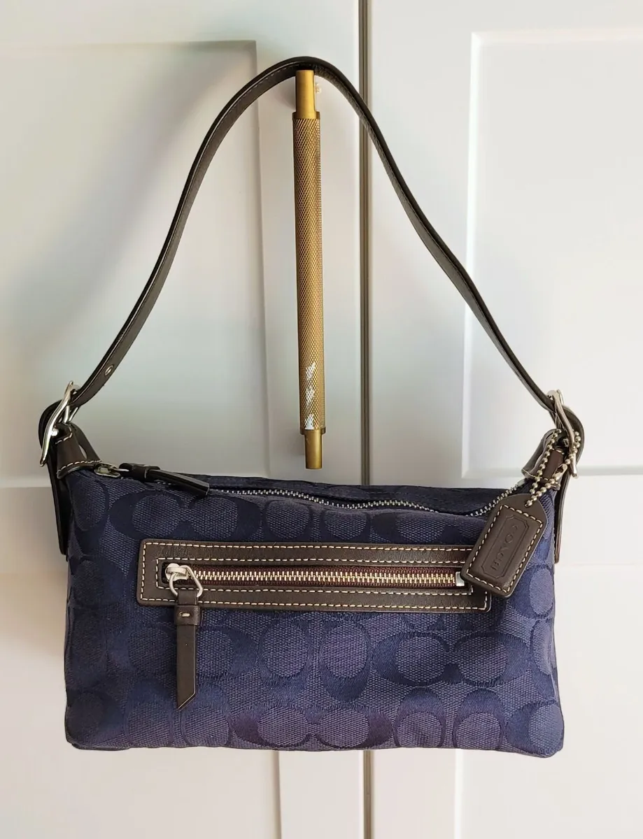 Cute COACH Handbag in Navy Blue - Image 1