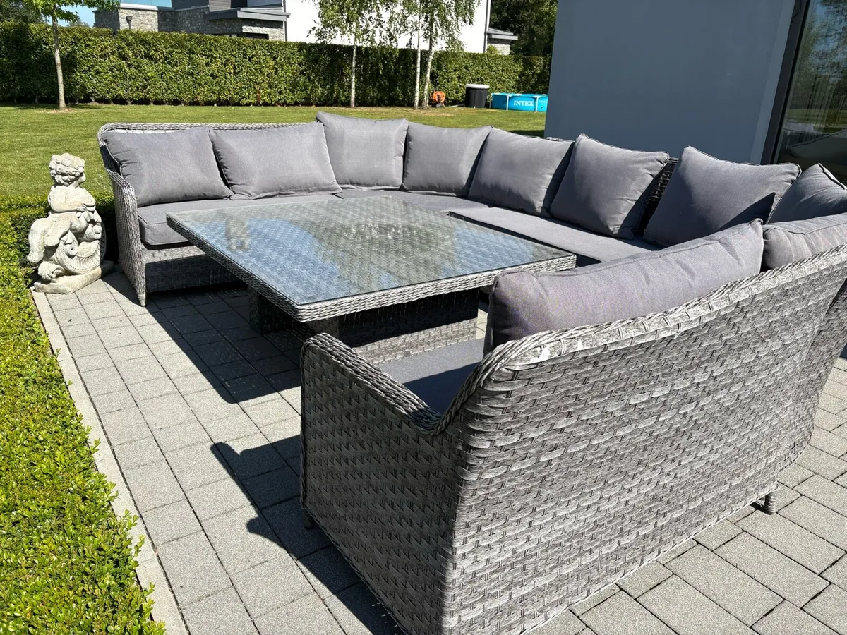 Extra Large Outdoor Furniture Lounge Set - Image 1