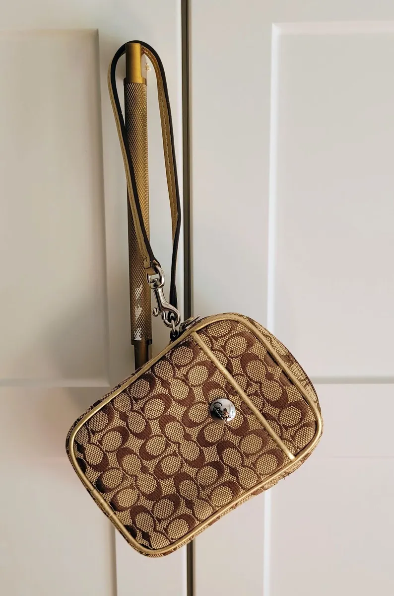 Vintage COACH Wristlet - Image 1