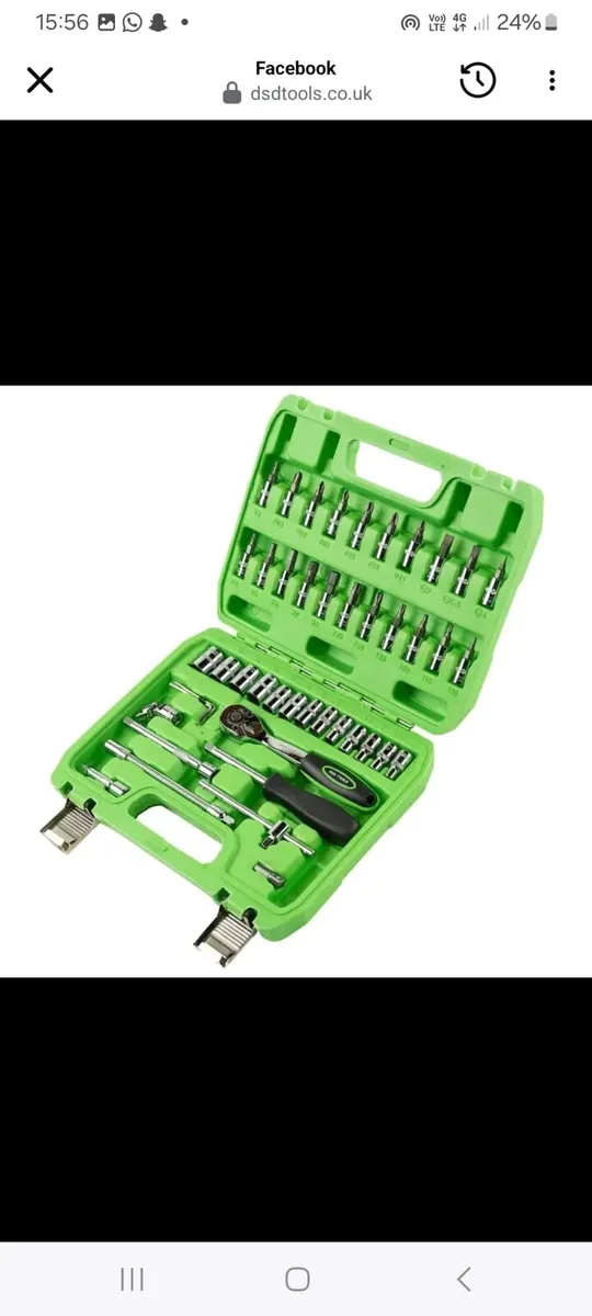 🔧 46 Piece 1/4" Drive Metric Socket & Bit Set - Image 2