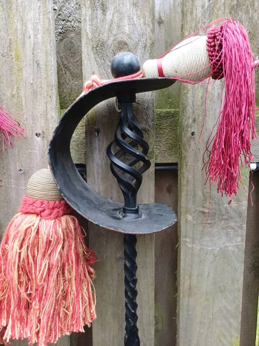 Old Wrought Iron Swords - Image 4