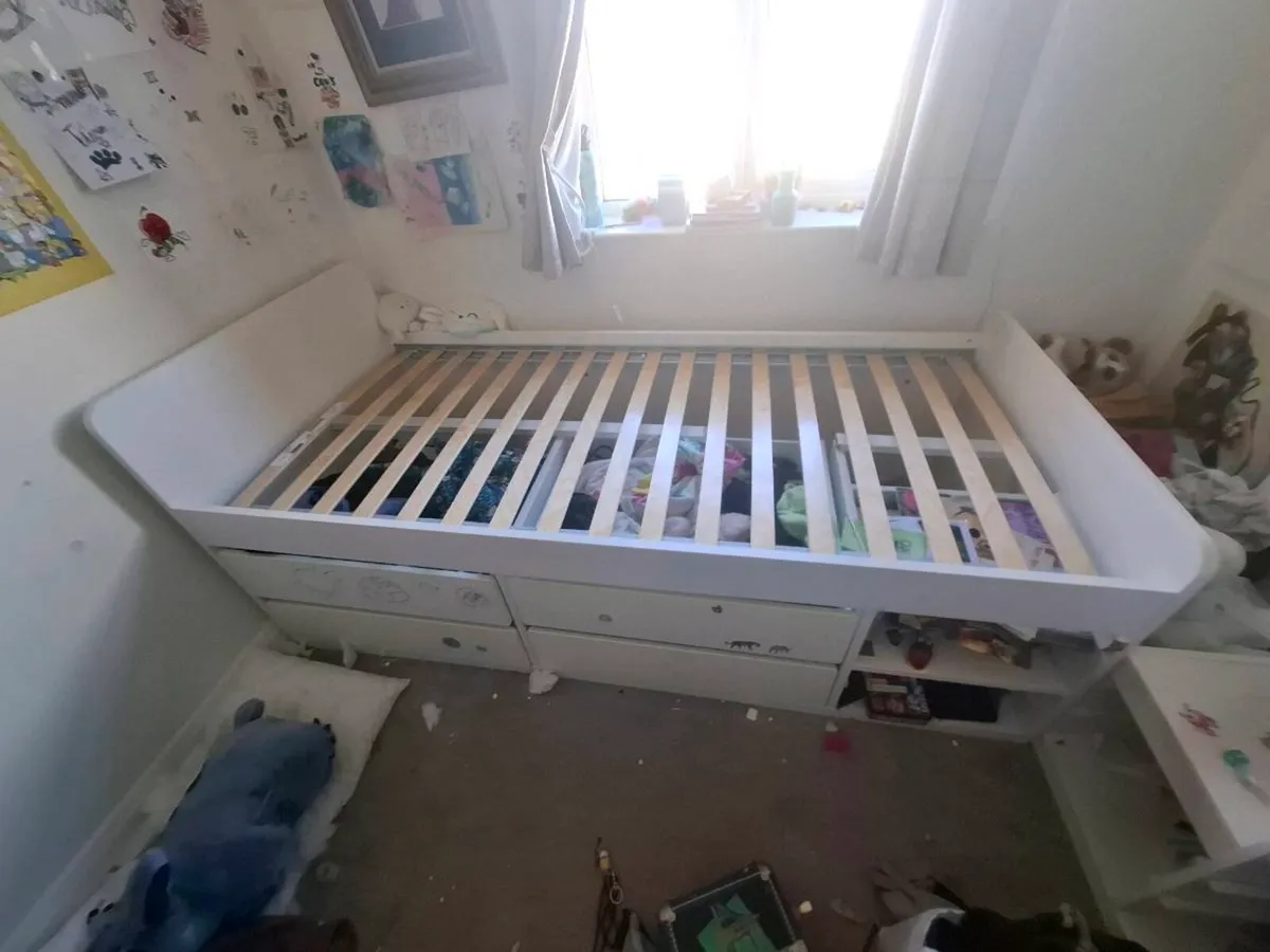 IKEA kids bed with storage - Image 2