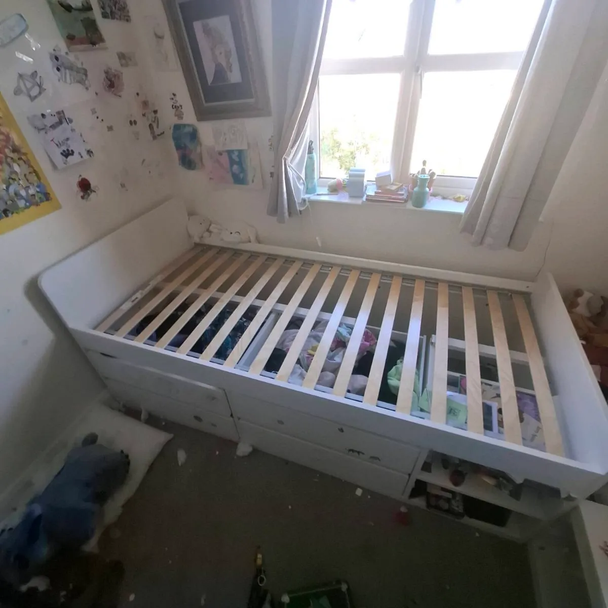 IKEA kids bed with storage - Image 3